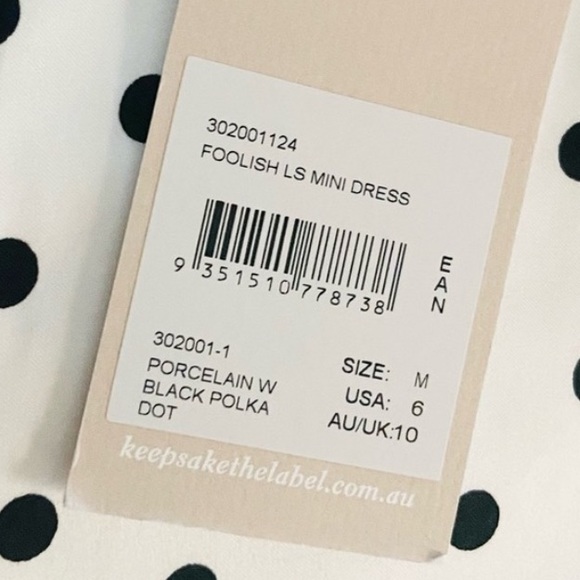 KEEPSAKE The Label / Revolve Foolish Mini Dress - Picture 10 of 11